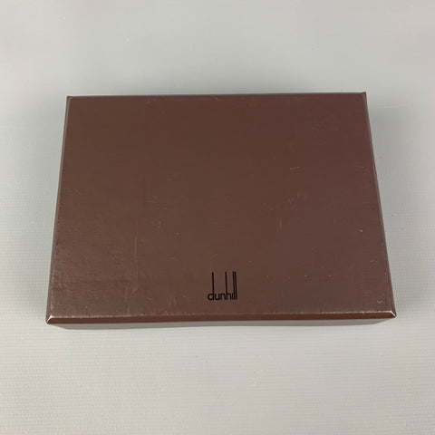 DUNHILL Black Pebble Grain Card Case