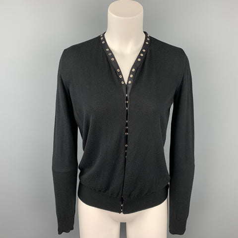 MAISON MARTIN MARGIELA Taille S Cardigan Coton / Modal Noir