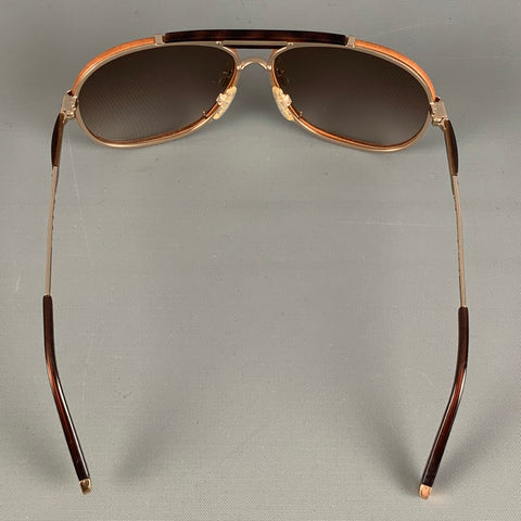 DSQUARED2 Brown Solid Acetate & Metal Sunglasses & Eyewear