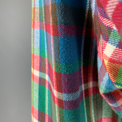 POLO by RALPH LAUREN Size XL Multi-Color Plaid Cotton Flannel Long Sleeve Shirt