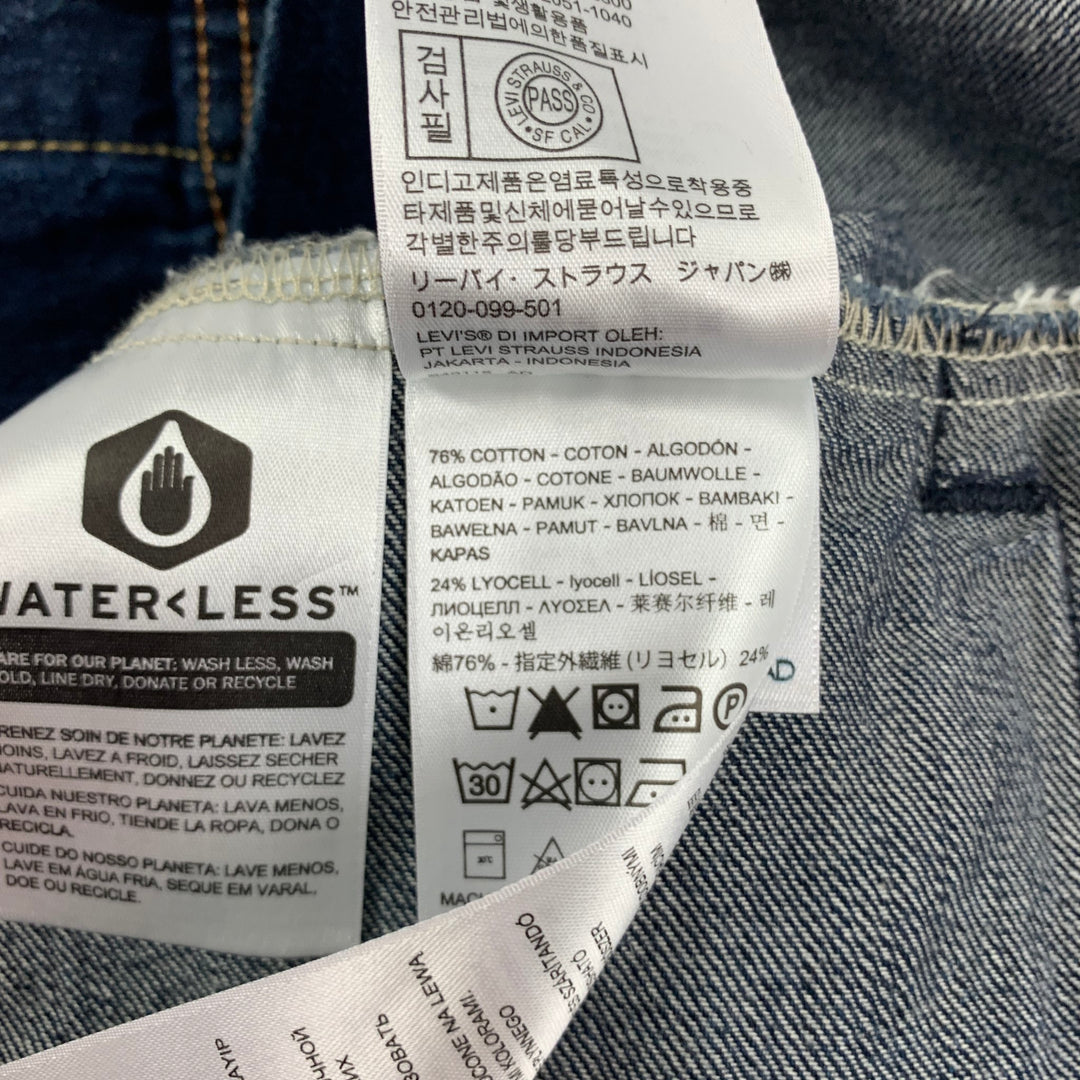 LEVI'S Veste camionneur en coton bleu taille M