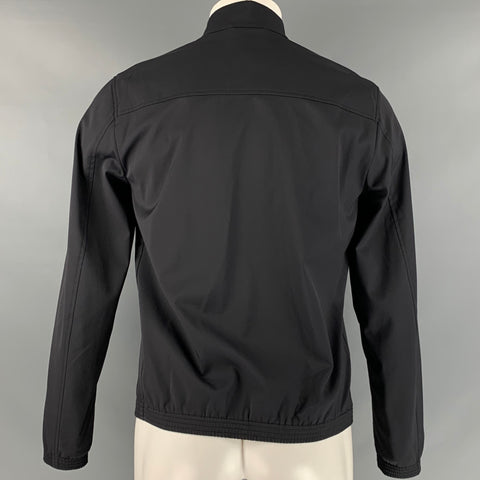THEORY Size S Black Polyamide Elastane Zip Up Jacket