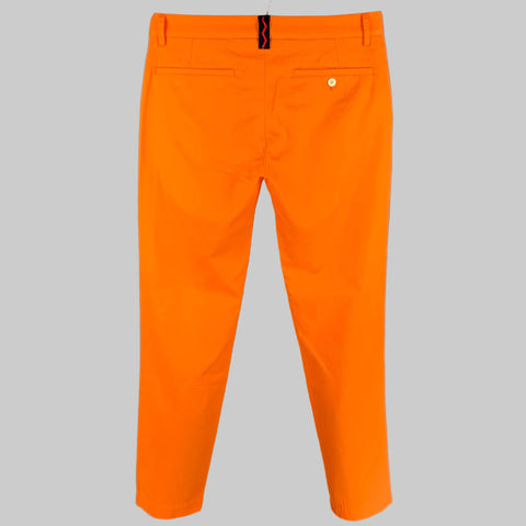 ROWING BLAZERS Size 30 Orange Cotton Zip Fly Dress Pants