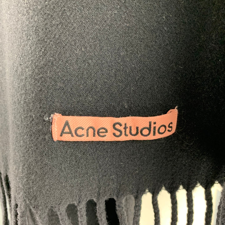 ACNE STUDIOS Black Wool Scarves