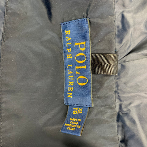 POLO by RALPH LAUREN Size XL Navy Contrast Trim Nylon Jacket