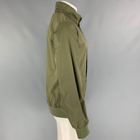 BOGNER Size 40 Olive Cotton Polyamide Zip & Buttons Luan Jacket