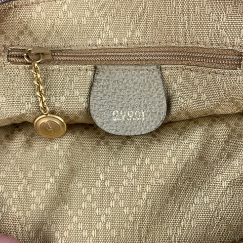 GUCCI Vintage Beige Suede Leather Mini Handbag