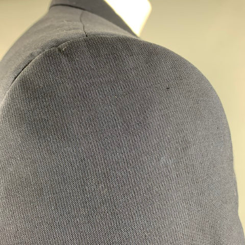 VERSACE COLLECTION Size 44 Navy Wool Single Breasted Sport Coat
