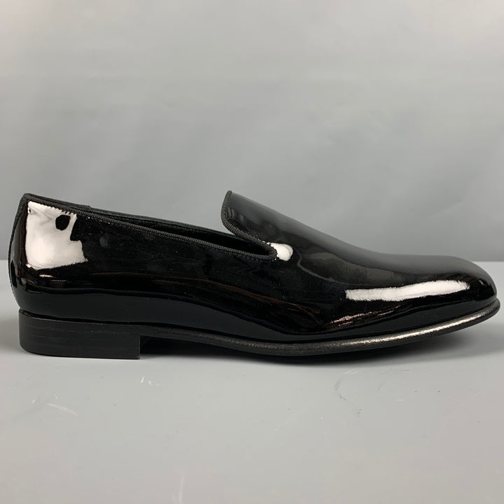 PAUL SMITH Size 7 Black Patent Leather Slip On Loafers – Sui 