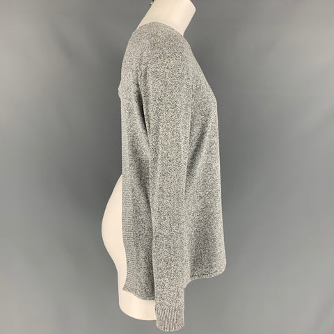 OPENING CEREMONY Size L Black & White Nylon Open Back Pullover