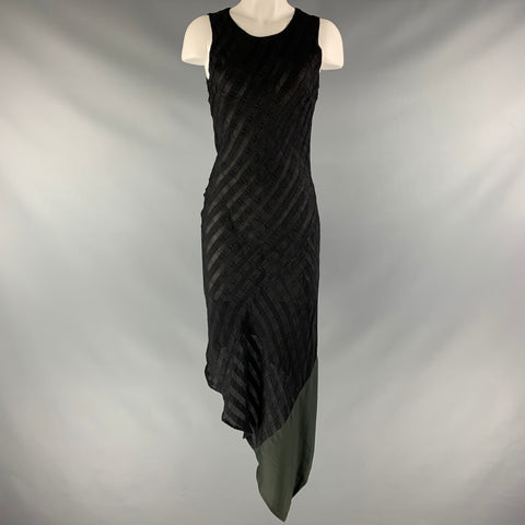 JOHN RICHMOND Size XS  Black Jacquard Dress