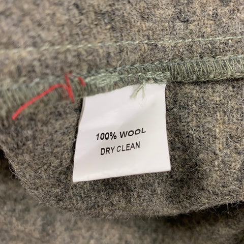MARK McNAIRY Size 40 Olive Grey Heather Wool Notch Lapel Sport Coat