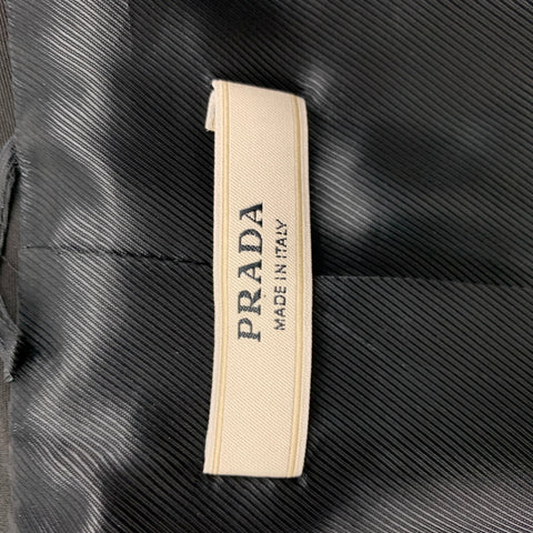 PRADA Size 4 Black Polyester Jacket