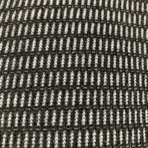 TYLHO Size S Black White Stripe Cotton Cashmere Zip Up Cardigan