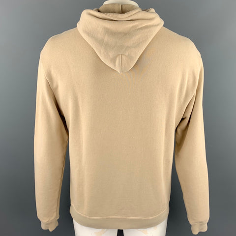 JOHN ELLIOTT Size M Khaki Cotton Blend Hooded Sweatshirt