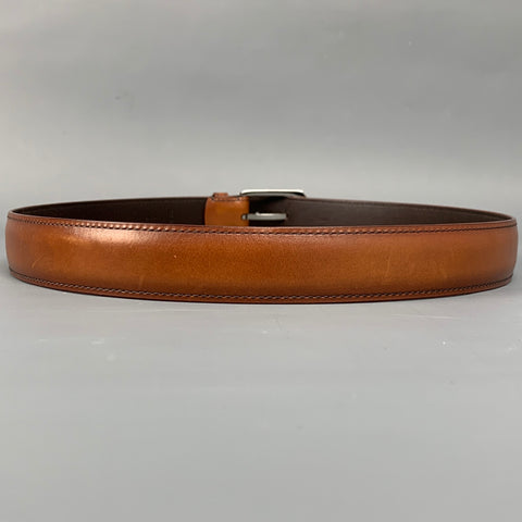 LOUIS VUITTON Size 36 Cognac Leather Belt