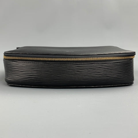 LOUIS VUITTON Ponche Monte Carlo Black Textured Epi Leather Jewelry Case