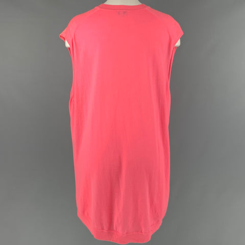 KENZO Size S Pink Wool V-Neck Vest