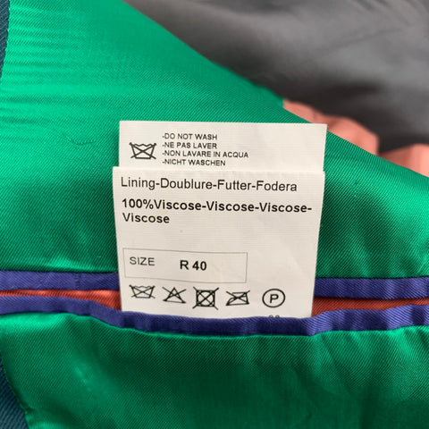 PAUL SMITH Soho Fit Size 40 Regular Green Wool Notch Lapel Sport Coat