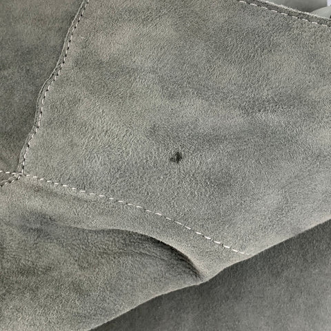 BOTTEGA GIOTTI Size XS Grey Leather Suede Reversible Coat