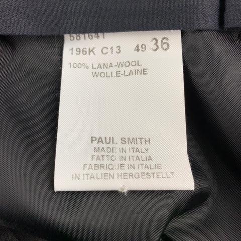 PAUL SMITH Size 36 Blackwatch Plaid Wool Dress Pants