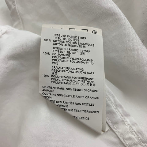 DSQUARED2 Size S White & Orange Cotton Button Up Long Sleeve Shirt