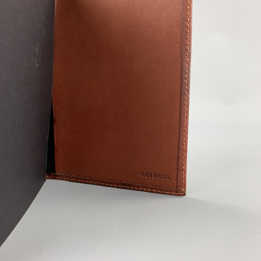 BALLY Brown Leather Rectangle Agenda