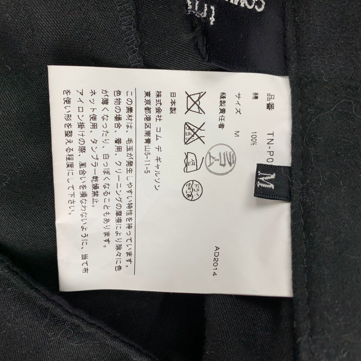 COMME des GARCONS TRICOT Size M Black Cotton Drop-Crotch Casual Pants