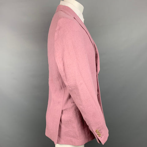 NANUSHKA F/W 19 Size 38 Rose Ramie Blend Double Breasted Sport Coat