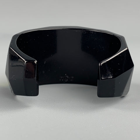 SWAROVSKI Black Acetate Crystal Cuff Bracelet