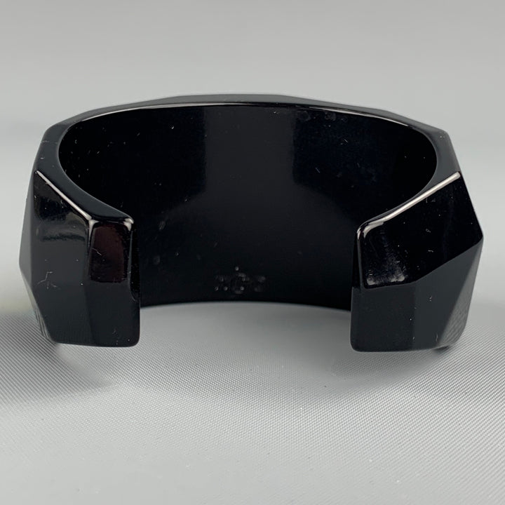 Bracelet manchette en cristal d'acétate noir SWAROVSKI