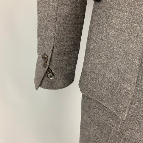 NEIL BARRETT Size 34 Grey Wool Lycra Single Breasted Suit