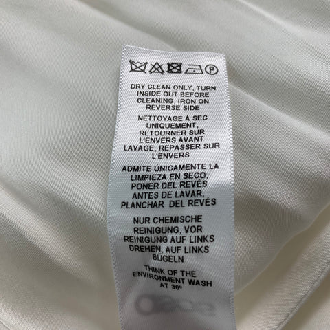 ASOS Size 6 Cream Viscose Spaghetti Straps Long Dress