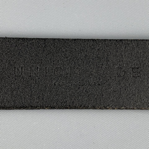 UNIONMADE x CIRCA Size 32 Black Leather Belt