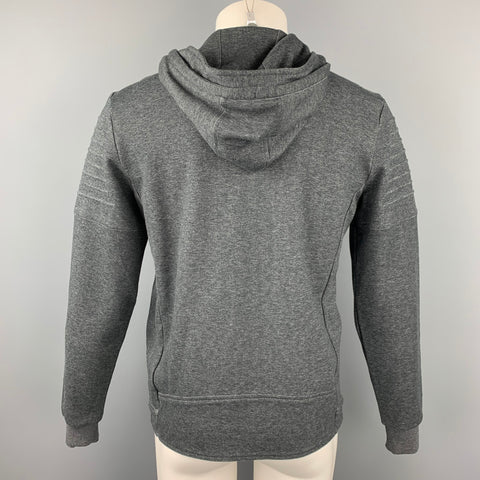 ANTONY MORATO Size M Grey Cotton Blend Hooded Jacket