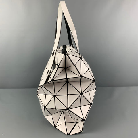 ISSEY MIYAKE BAO BAO White Black Geometric Acetate Tote Bag