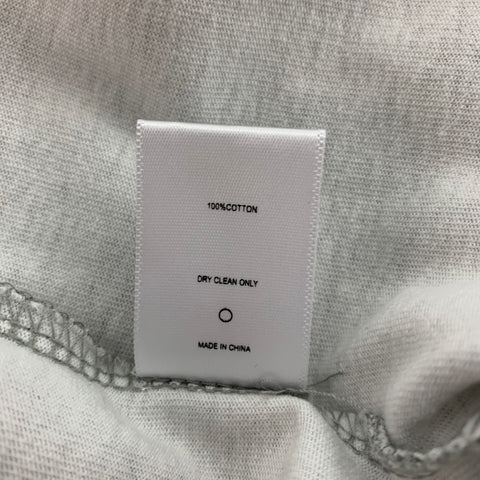 STAMPD Sudadera Cuello Redondo Algodón Estampado Blanco Gris Talla L