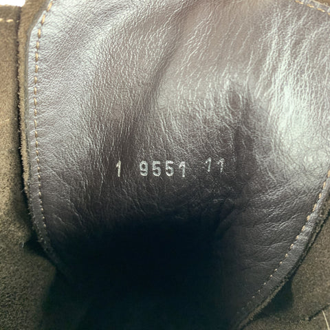 BLOKES Bottines à lacets en daim marron taille 11