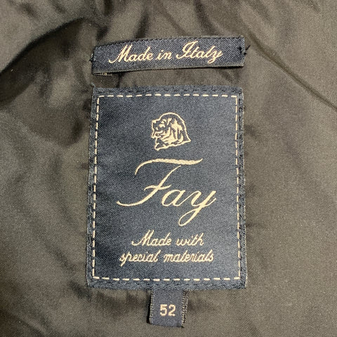FAY Veste gilet détachable à revers cranté en polyamide gris chiné taille M