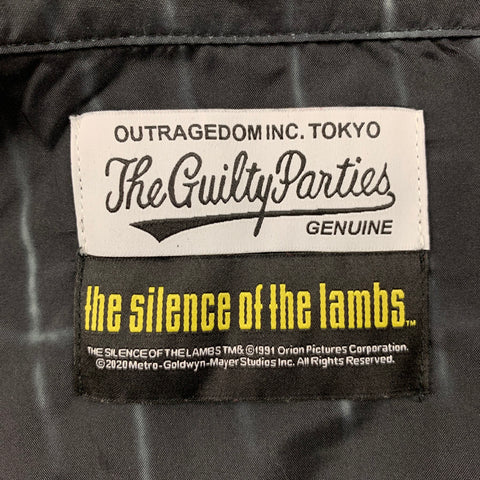 WACKO MARIA x The Silence of the Lambs Size M Black White Graphic Short Sleeve Shirt