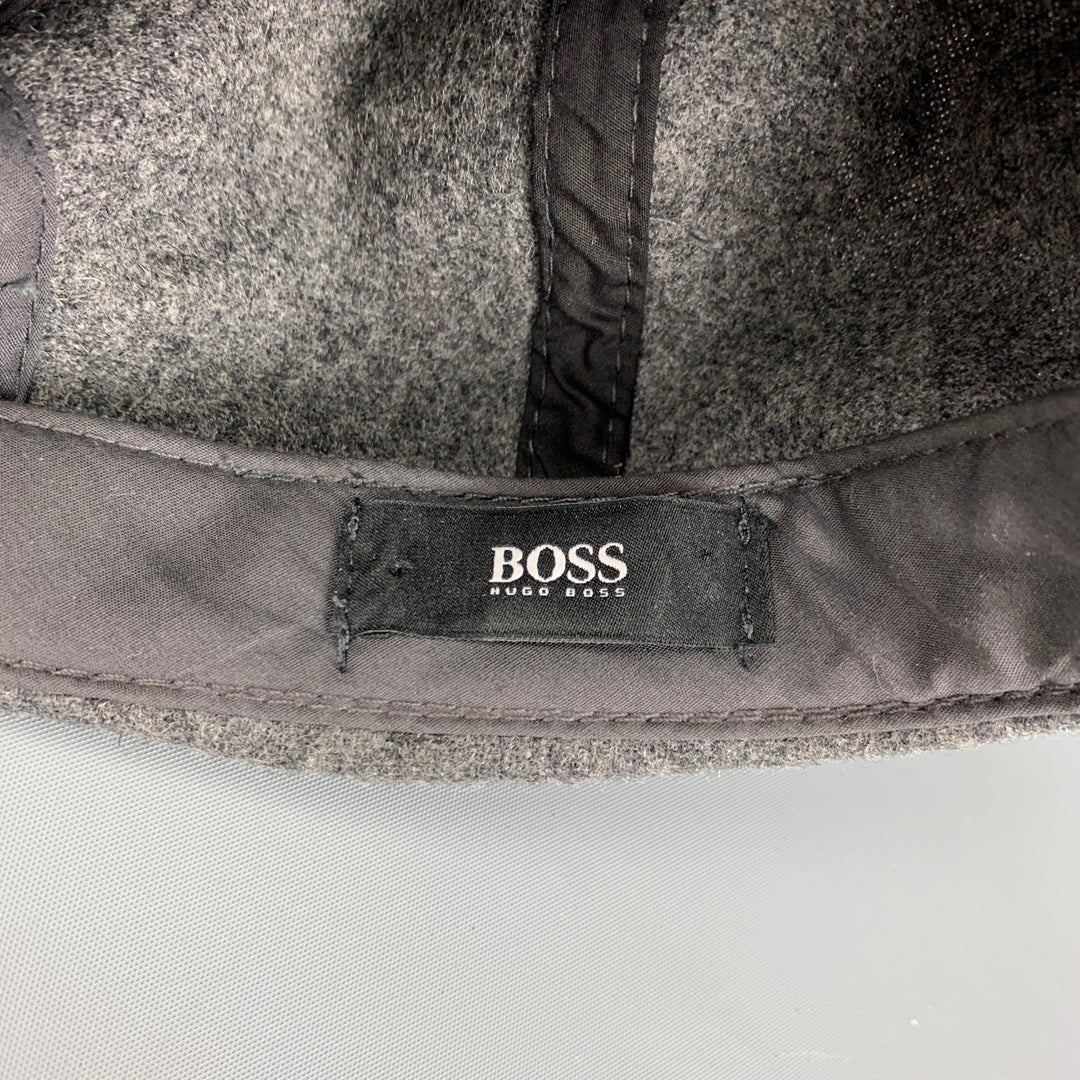BOSS by HUGO BOSS Grey Heather Wool Baseball Hat