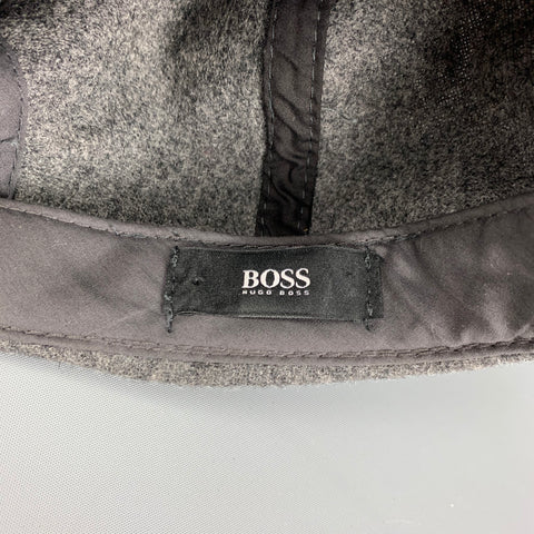 BOSS by HUGO BOSS Grey Heather Wool Baseball Hat