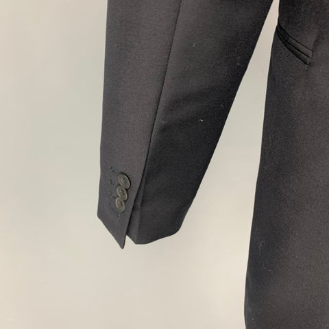 AQUASCUTUM Size 40 Regular Wool Shawl Collar Sport Coat