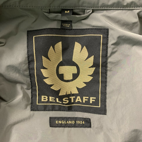 BELSTAFF Size M Gray Polyester Zip Jacket
