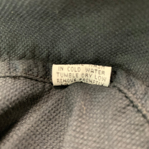 BAND OF OUTSIDERS Size L Black Cotton Button Up Long Sleeve Shirt