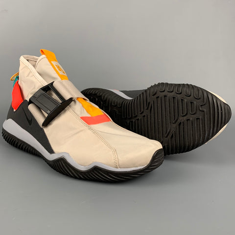 NIKE Size 11.5 Multi-Color Nylon Slip On Sneakers