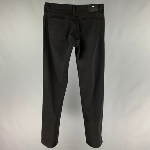 VERSACE JEANS COUTURE Size 34 Black Nylon Casual Pants