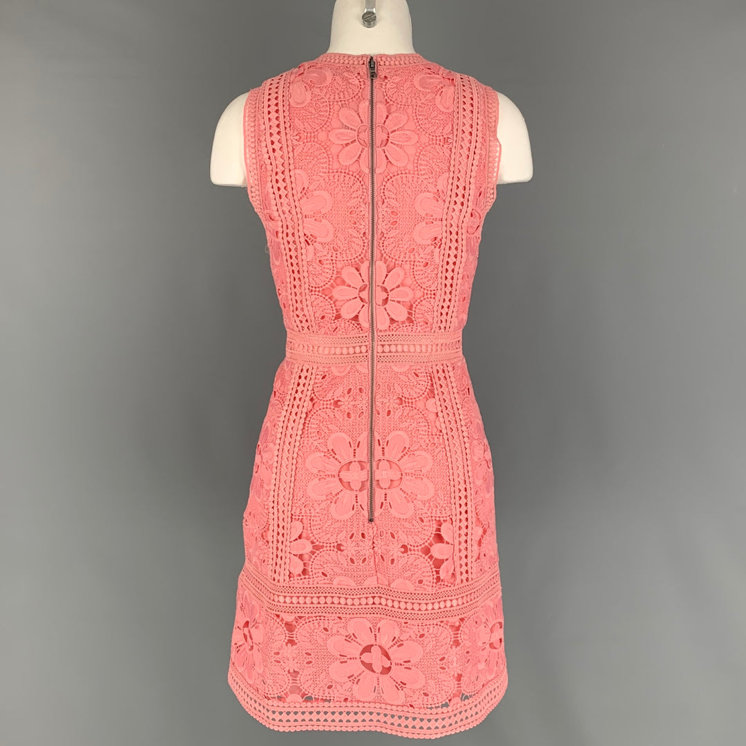 ALICE + OLIVIA Size 6 Rose Polyester Lace A-Line Dress – Sui Generis  Designer Consignment