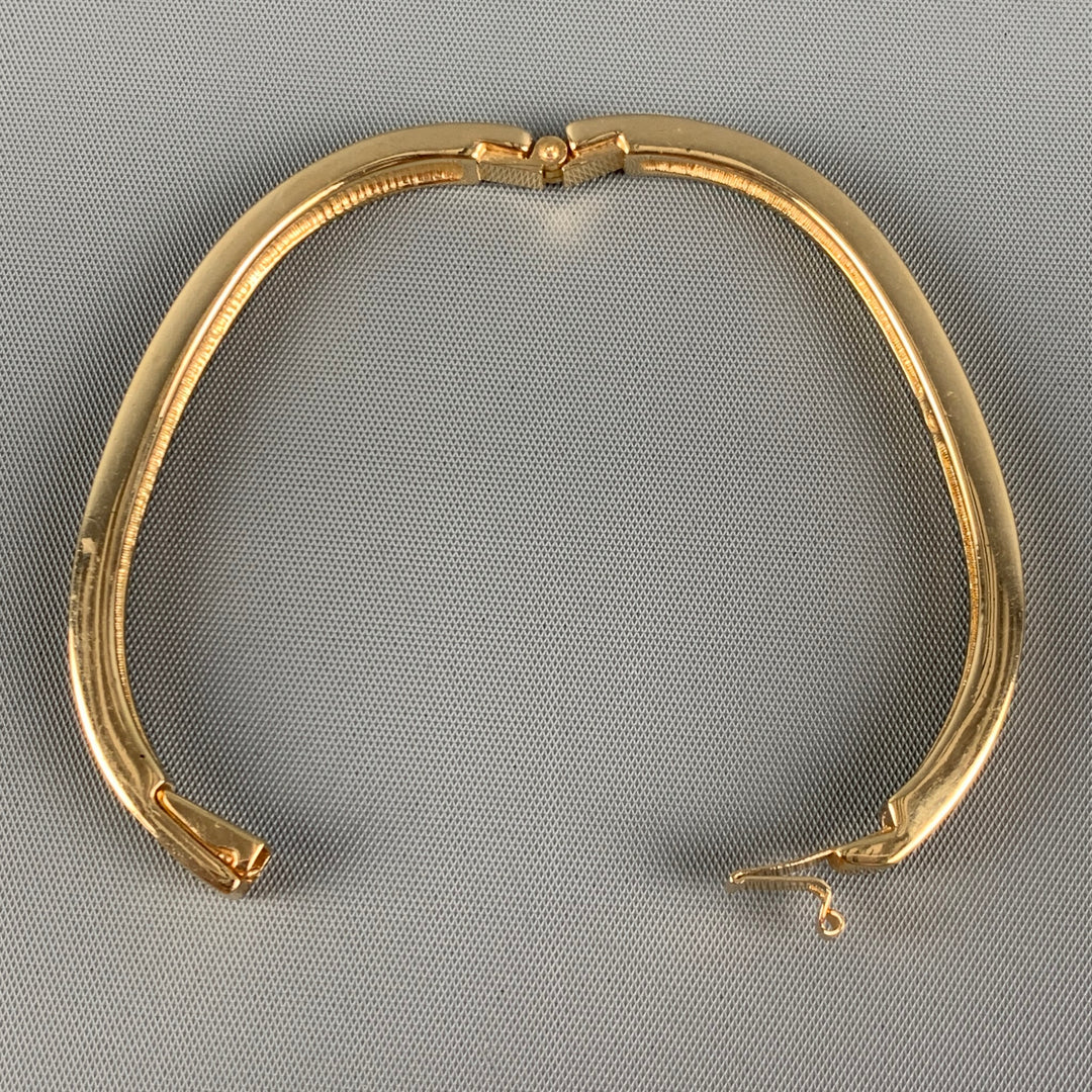 SWAROVSKI Gold Blue White Crystal Bracelet