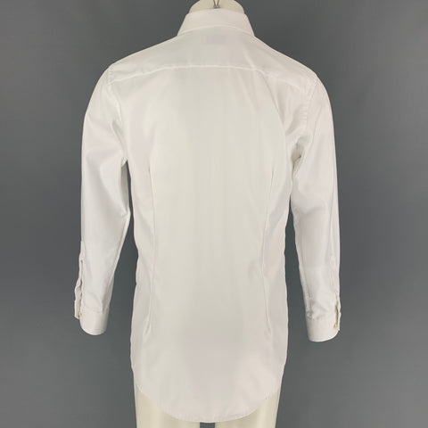 ETON Size S White Cotton Button Up Long Sleeve Shirt